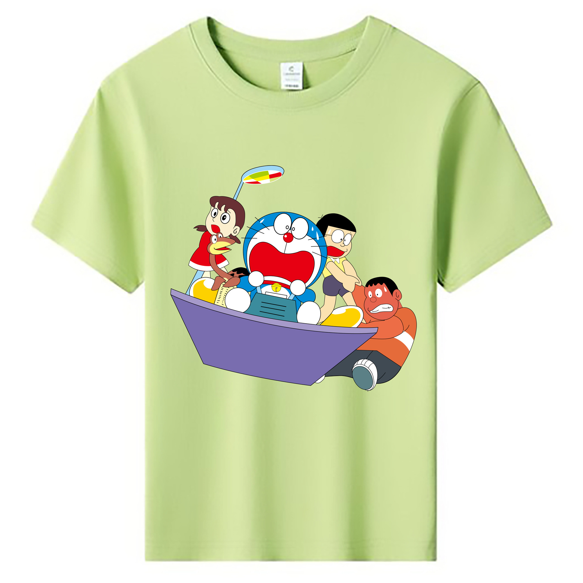 （画像用） ドラえもん Doraemon 綿100％キッズTシャツ（フロントプリント）